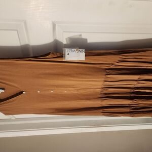 Nine West Brown Midi Dress